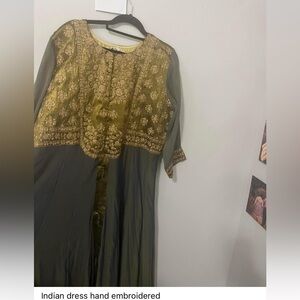 Hand embroidered dress